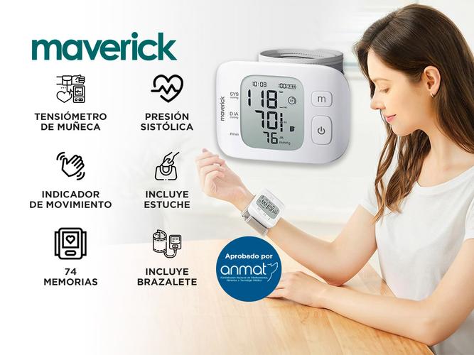 Tensiómetro Digital Maverick TW-USB de Muñeca  - 1