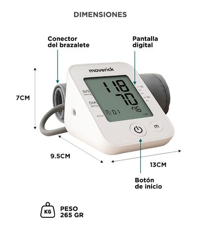 Tensiómetro Digital Maverick T-STD con Bluetooth 660D - 5