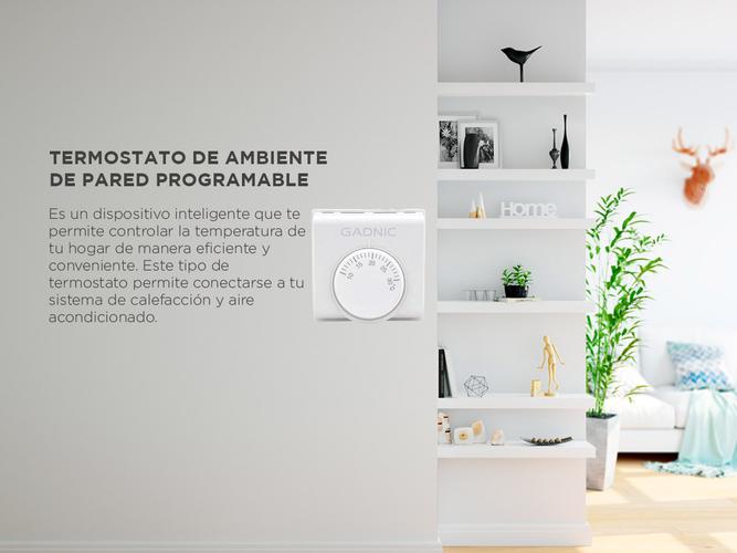 Termostato de Pared Gadnic Para Calefacción y Refrigeración  - 2