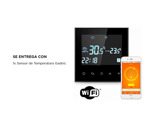 Termostato Inteligente Gadnic Controlador de Temperatura Ambiente - 5