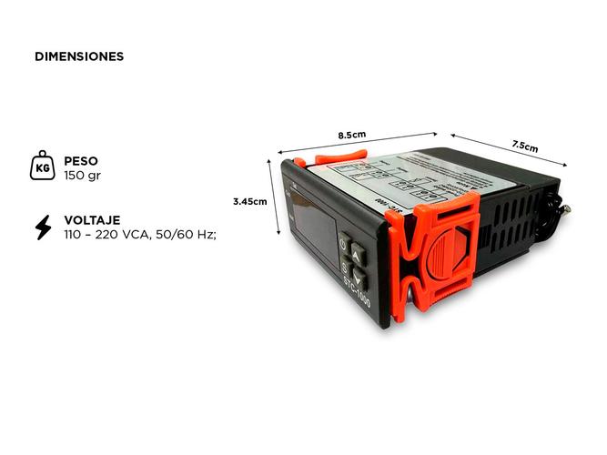 Termostato Digital Gadnic DT-1000 Controlador de Temperatura - 3