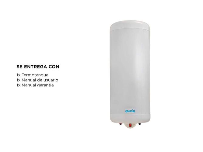 Termotanque Escorial 90 Litros Eléctrico Inferior Colgar - 5