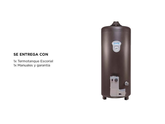 Termotanque Escorial Geiser 80L Multigas Superior Grafito - 5