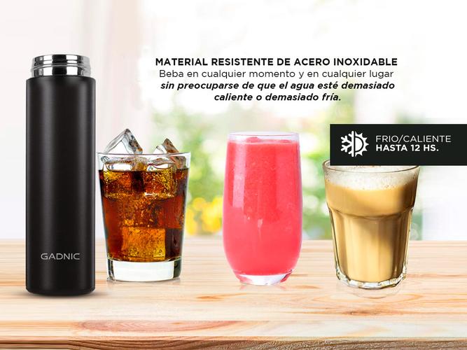 Termo De Acero Inoxidable Gadnic TG5 Frio Y Calor Capacidad 500 Ml  - 2