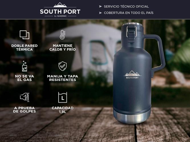 Termo Growler South Port 19L Acero Inoxidable - 1