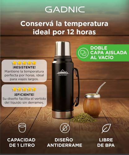 Termo South Port Acero Inoxidable 1L - 1