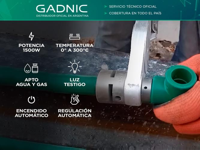 Termofusora Gadnic Soldadora de Tuberías - 1