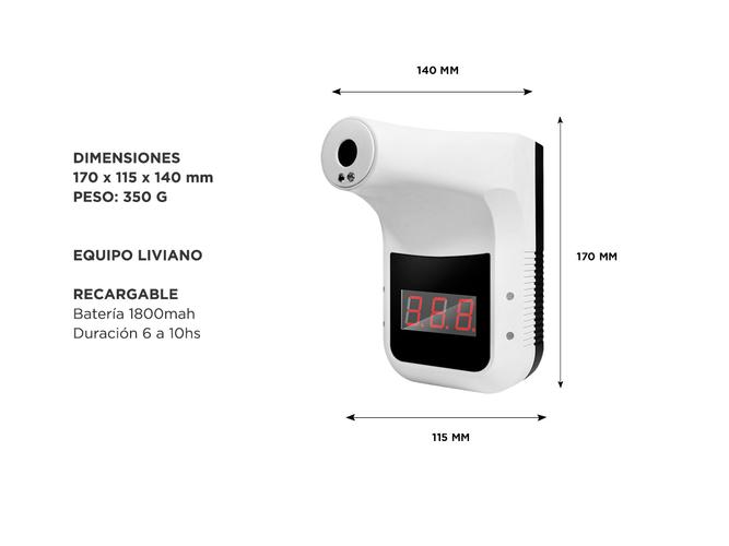 Termómetro Automático de Pared Infrarrojo  - 5