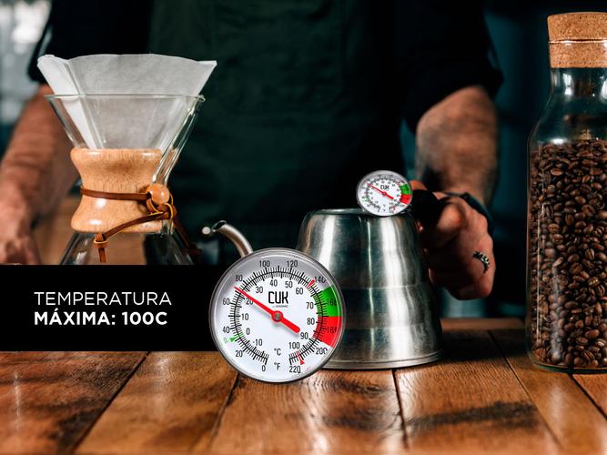 Termómetro Barista Con Pinza Acero Inoxidable Profesional - 2