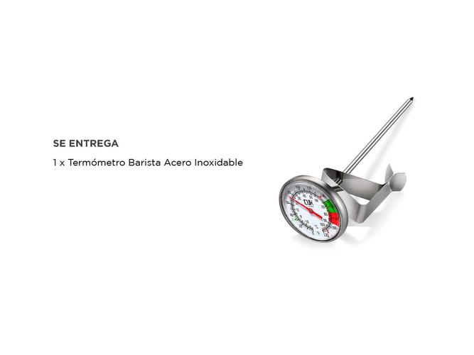 Termómetro Barista Con Pinza Acero Inoxidable Profesional - 5