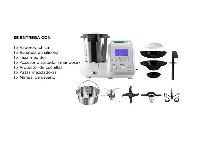 Robot de Cocina ToM2.0 Cuk By Gadnic Incluye Recetas Preestablecidas  - 6