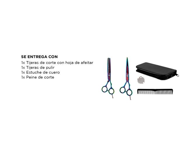 Set de Tijeras De Corte Fino GADNIC Relys Para Peluquería - 5