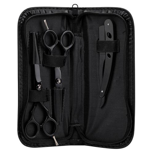 Set Tijeras Peluqueria Gadnic Corte Pulir y Navaja  - 0