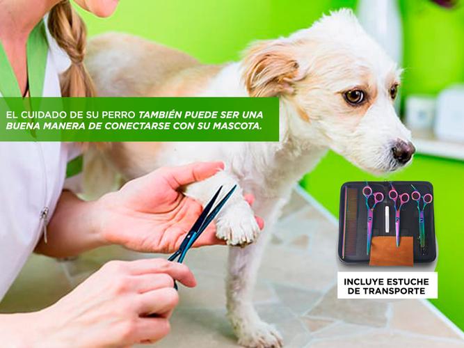 Tijeras Peluquería Canina Gadnic T-300S Profesionales + Estuche - 3