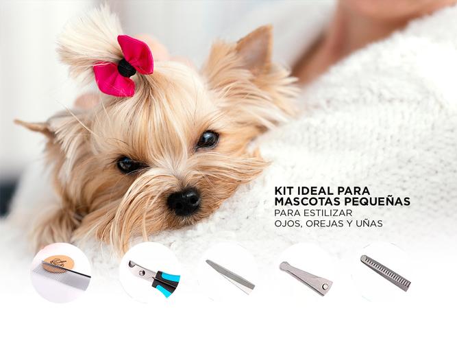 Kit De Tijeras Para Mascotas Gadnic TJ64S Peluquería Canina - 2