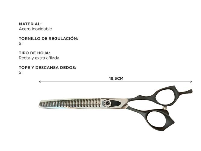 Tijera Profesional Gadnic Peluquería Canina Microdentada 7