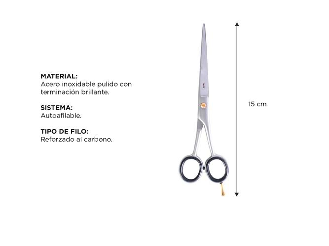 Tijera Peluqueria Gadnic TJ6 Profesional 6 Pulgadas - 3