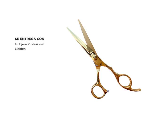 Tijera Golden Gadnic Profesional Para Peluquería Acero Inoxidable de 6.5 - 5