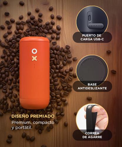 Molinillo de Café Eléctrico Nuttii x Time More Molienda Ajustable Silencioso Portáti Naranjal - 4