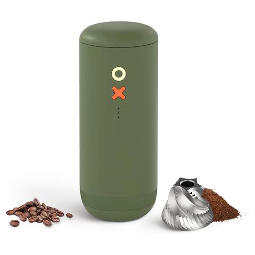 Molinillo de Café Eléctrico Nuttii x Time More Molienda Verde Ajustable Silencioso Portátil - 0