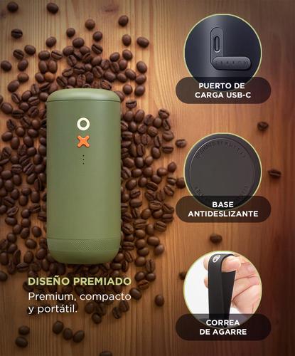 Molinillo de Café Eléctrico Nuttii x Time More Molienda Verde Ajustable Silencioso Portátil - 4