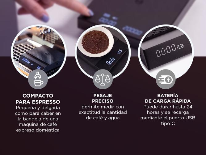 Balanza de Café Timemore Time Black Mirror Nano - 2