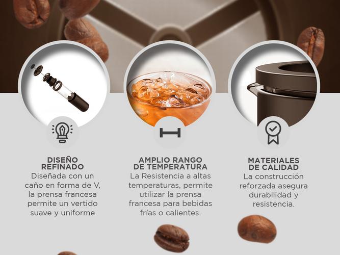Prensa Francesa Timemore Resistente al Calor - 3