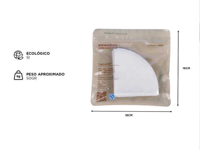 Filtros de Papel Timemore para Cafetera - 3