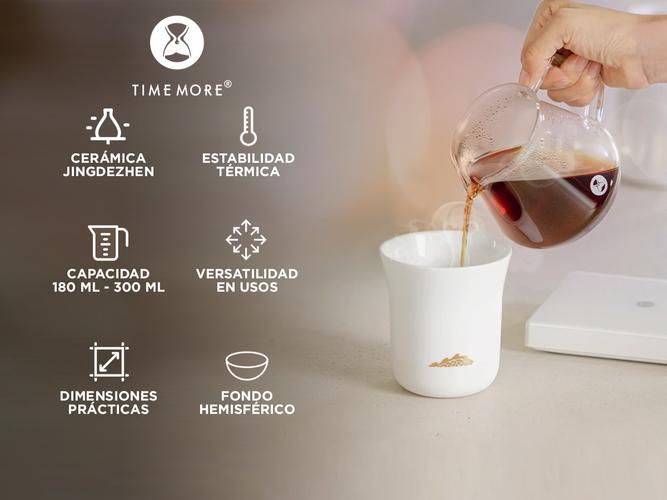 Taza de Café Timemore de Cerámica Jingdezhen - 1