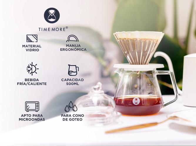 Jarra Servidora Timemore de Vidrio Para Café  - 1