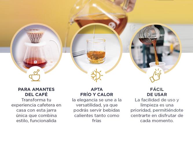 Jarra Servidora Timemore de Vidrio Para Café  - 3