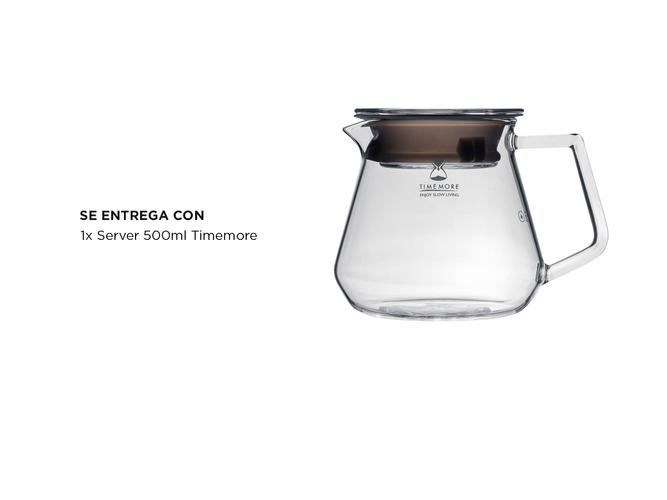Jarra Servidora Timemore de Vidrio Para Café  - 5