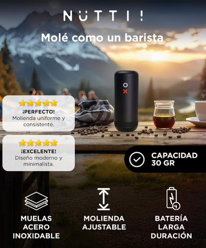  Molinillo de Café Eléctrico Nuttii x Time More Molienda Ajustable Silencioso Portátil - 1