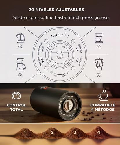  Molinillo de Café Eléctrico Nuttii x Time More Molienda Ajustable Silencioso Portátil - 2