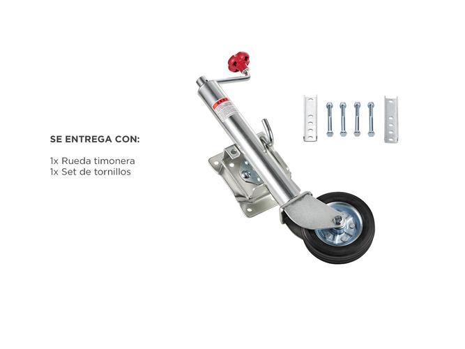 Rueda Timonera Para Trailer Gadnic TIM1 Rebatible - 5