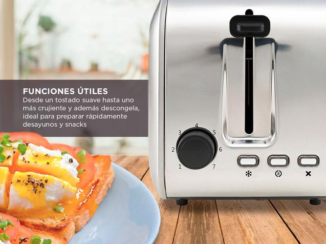 Tostadora Acero Inoxidable Atma 700w TO8020IDH - 2