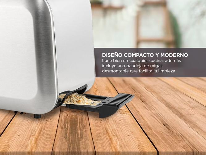 Tostadora Acero Inoxidable Atma 700w TO8020IDH - 3