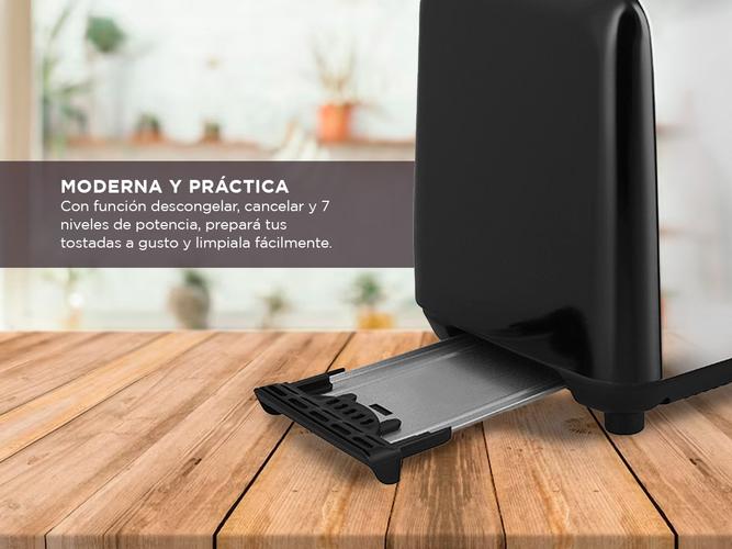 Tostadora Vintage Negra Atma TOAT21VBP - 3