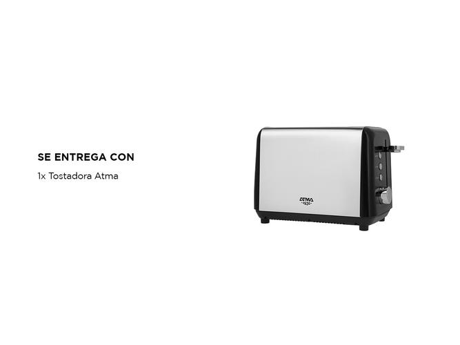 Tostadora Vintage Negra Atma TOAT21VBP - 5