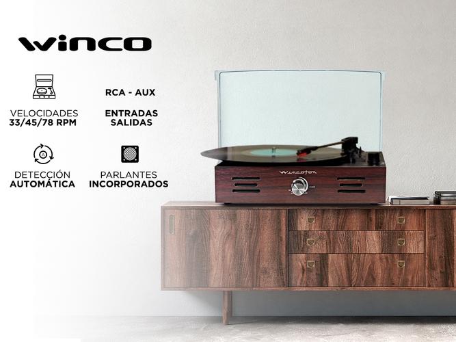 Tocadiscos Winco W408 Vinilo Wincofon Vintage - 1