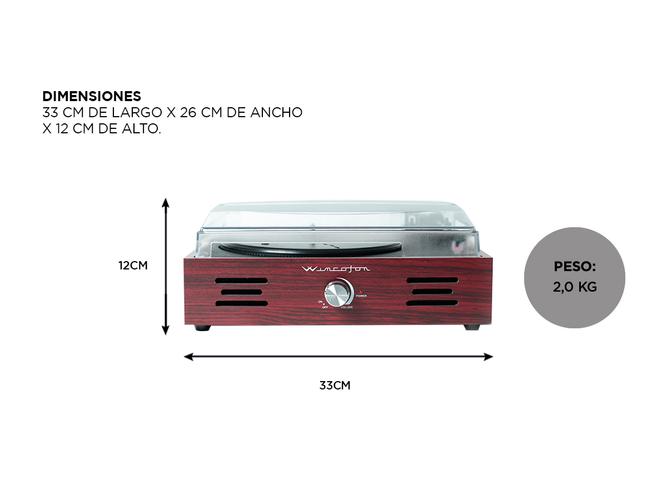 Tocadiscos Winco W408 Vinilo Wincofon Vintage - 4