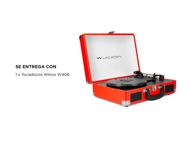 Tocadiscos Winco W406 Vinilo Wincofon - 5