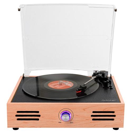Tocadiscos Gadnic TD32 Bluetooth Portátil 3 Velocidades Aux-In RCA - 0