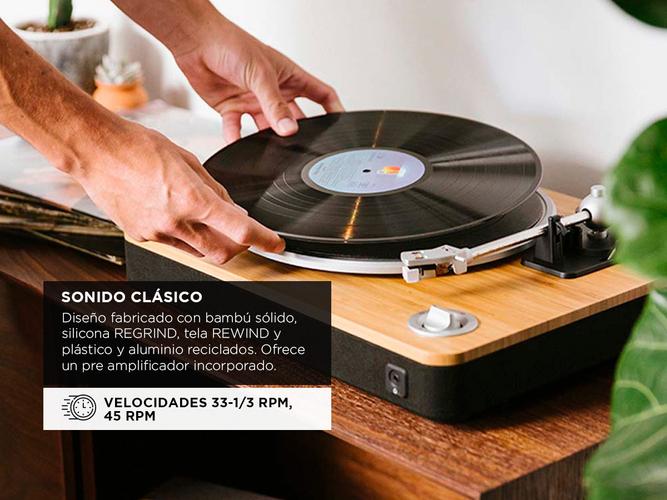 Kit Tocadiscos Inalambrico House Of Marley Stirt It Up + Parlante Get Together Duo - 3