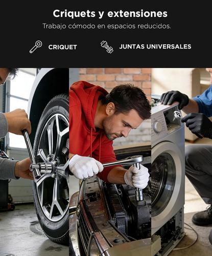 Juego De Herramientas Mecánicas 216 Piezas Bron By Gadnic Con Maletín - 3