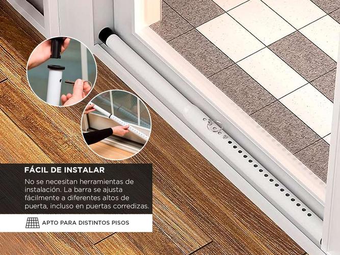 Tope Columna de Soporte y Traba de Puerta Gadnic Barra de Seguridad - 3