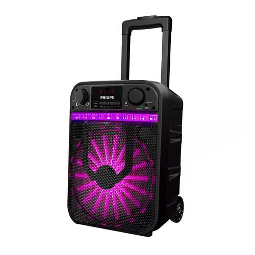 Torre de sonido Philips 40W inalambrico Bluetooth Karaoke Fiestas TAX2206/77 - 0