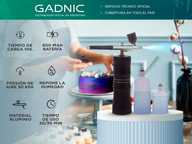 Aerógrafo Para Pastelería Gadnic Pistola de Decoración y Colorantes  - 1