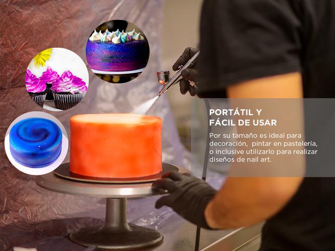Aerógrafo Para Pastelería Gadnic Pistola de Decoración y Colorantes  - 4