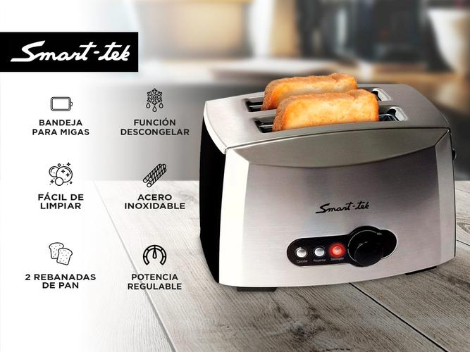 Tostadora Smart-Tek Steel Series SD2031 inoxidable - 1